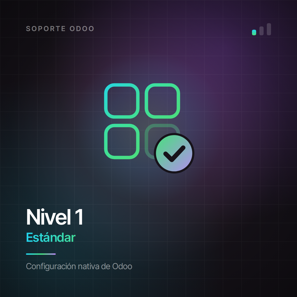 Soporte Odoo · Nivel 1 Estándar