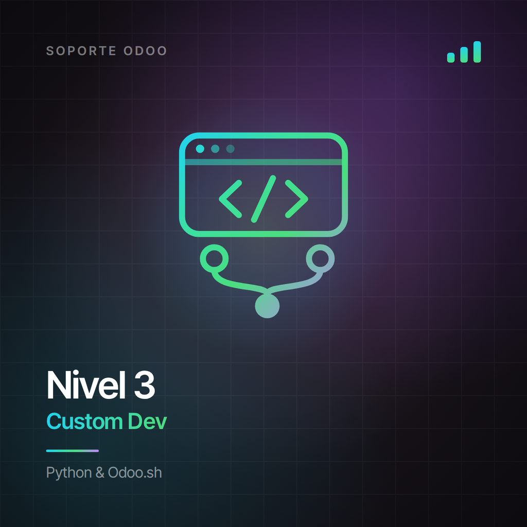 Soporte Odoo · Nivel 3 Custom Dev